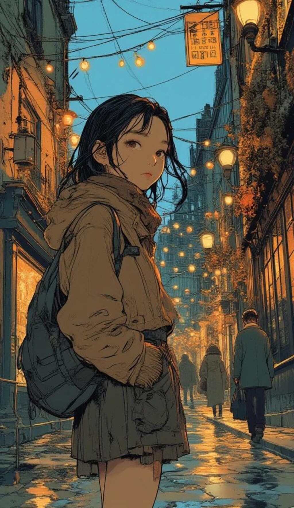 🍀AIが描くエメラルドな旅時間。ダブリン×アニメ女子の街歩きコーデ3選