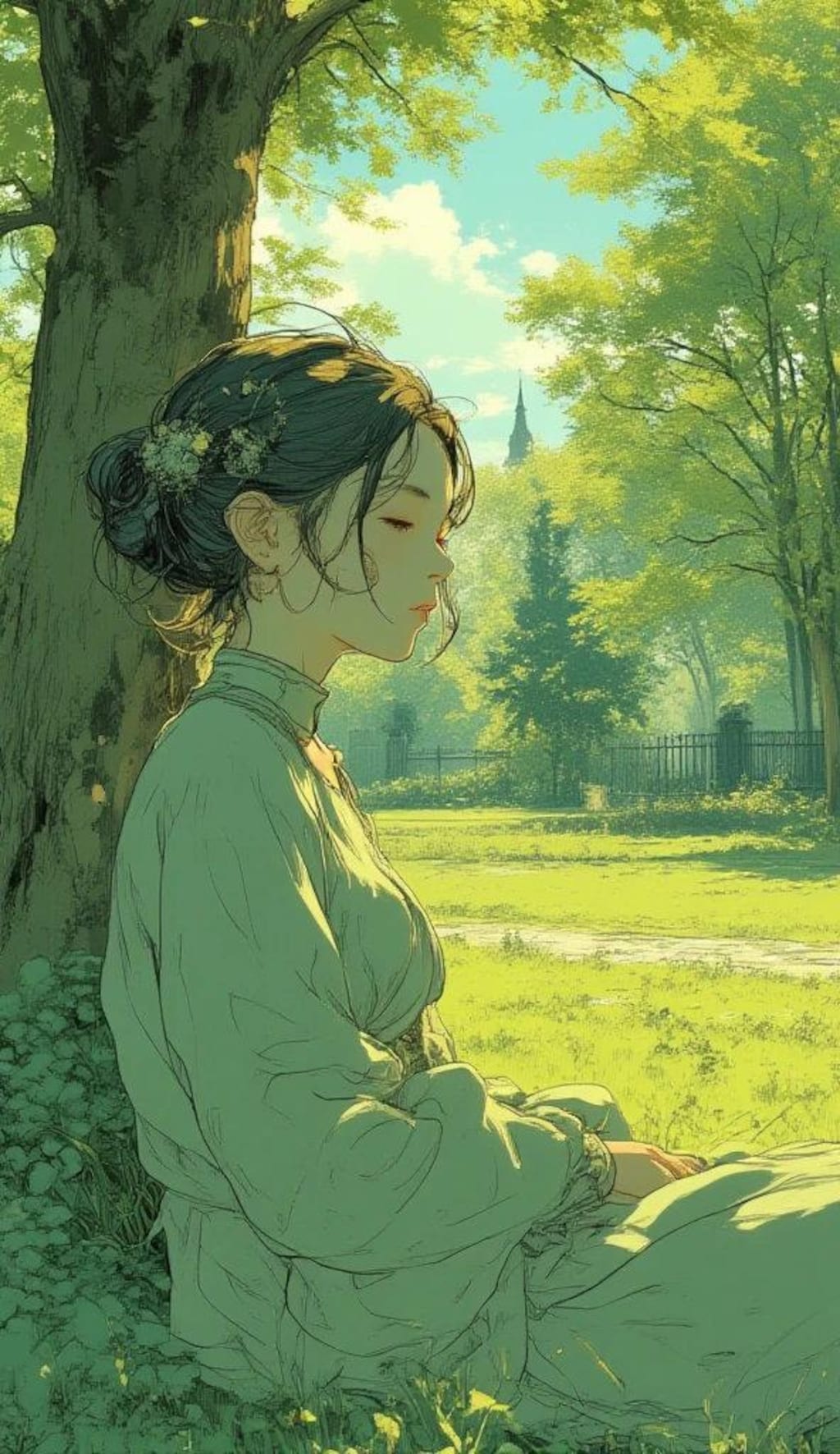 🍀AIが描くエメラルドな旅時間。ダブリン×アニメ女子の街歩きコーデ3選