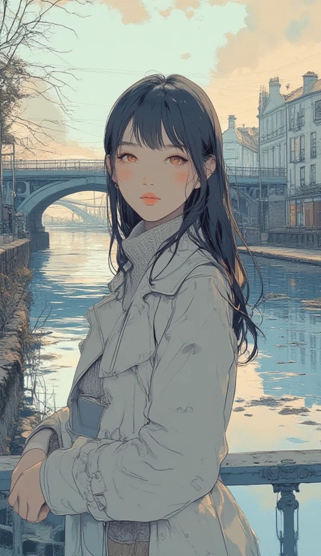 🍀AIが描くエメラルドな旅時間。ダブリン×アニメ女子の街歩きコーデ3選