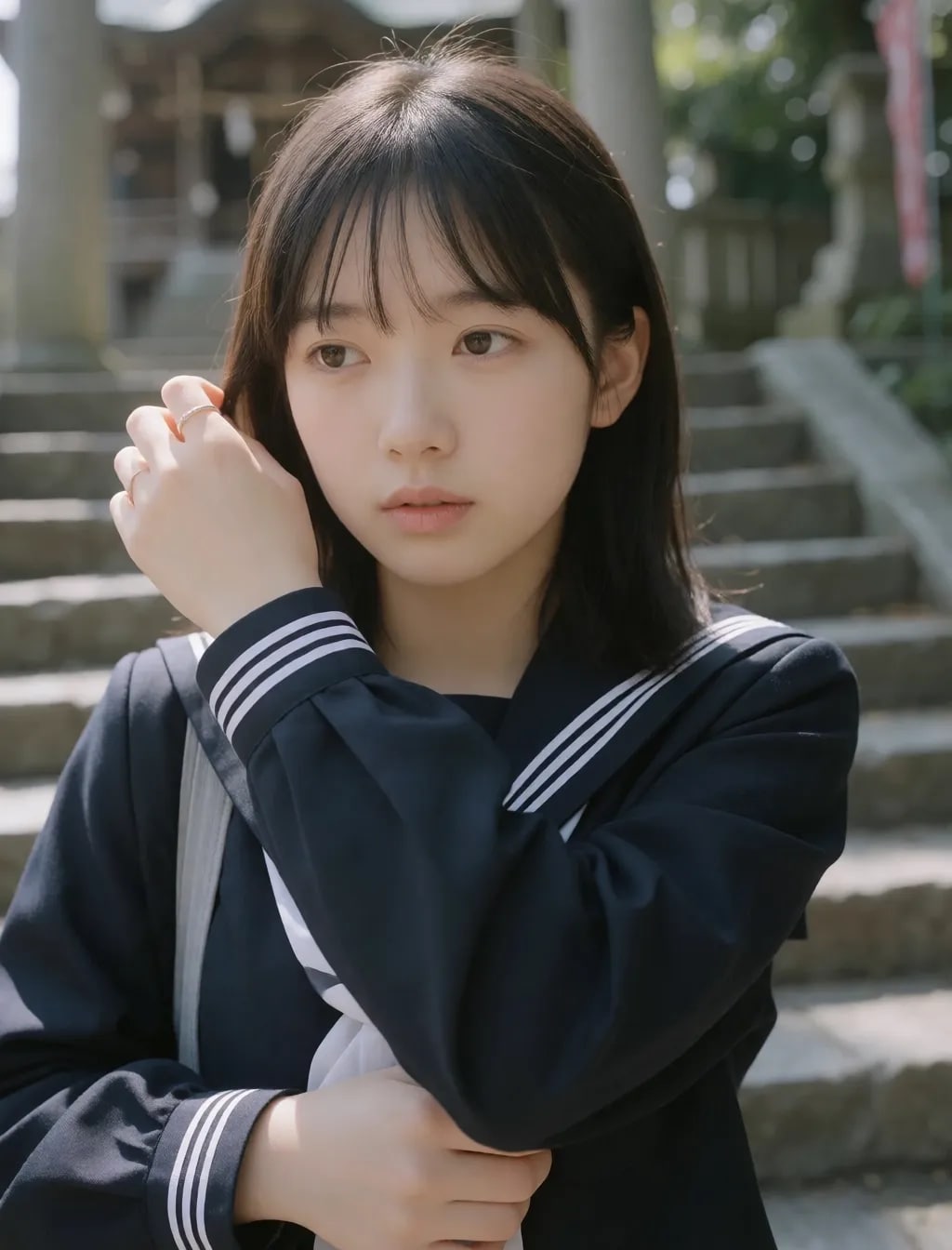 今朝の制服