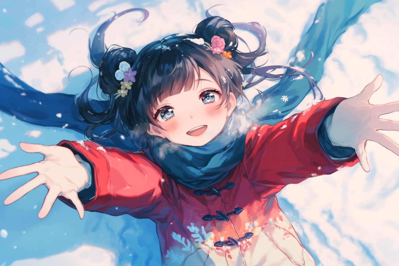 🍡「手を引っ張って～😆💦」 | の人気AIイラスト・グラビア