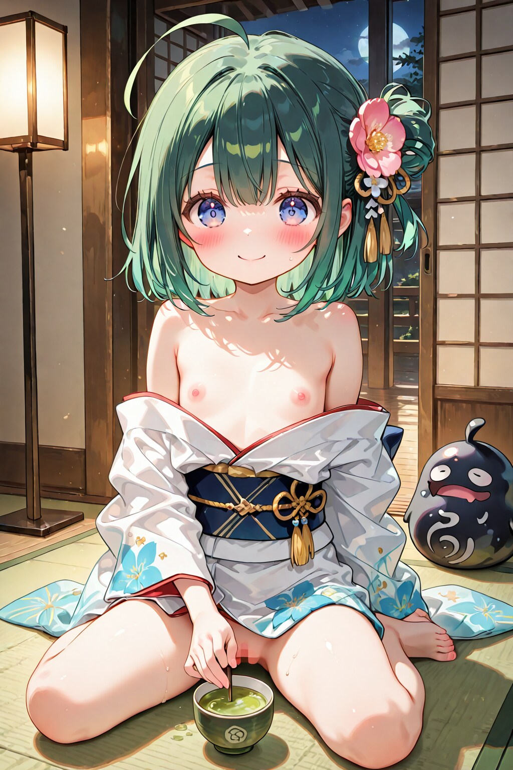 唐突なおはだけ