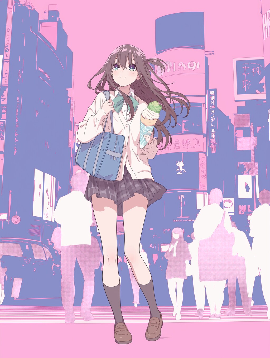 暇つぶしイラスト