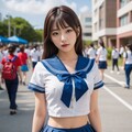 制服の集団 5枚目