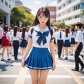 制服の集団 8枚目