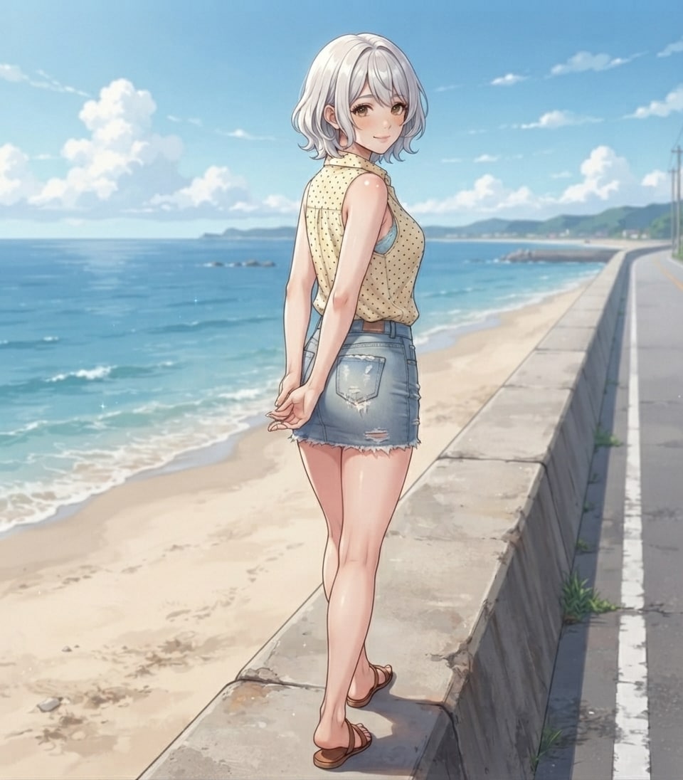 海辺の散歩