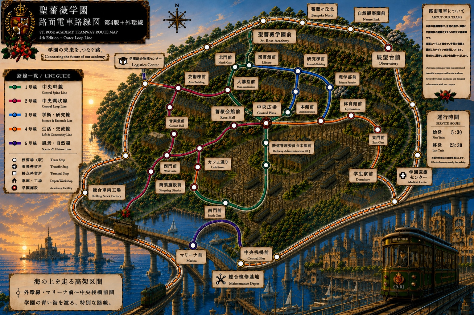 聖薔薇学園編〜路線図第4版+外環線〜