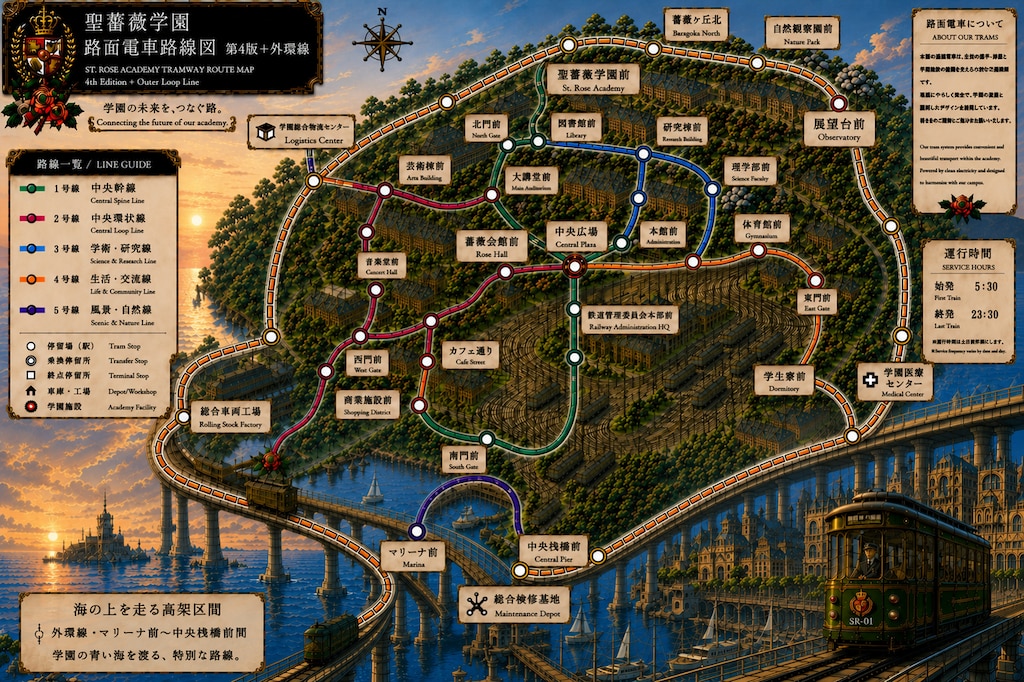 聖薔薇学園編〜路線図第4版+外環線〜