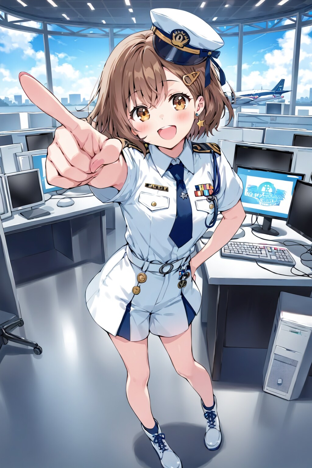 離陸、許可します。