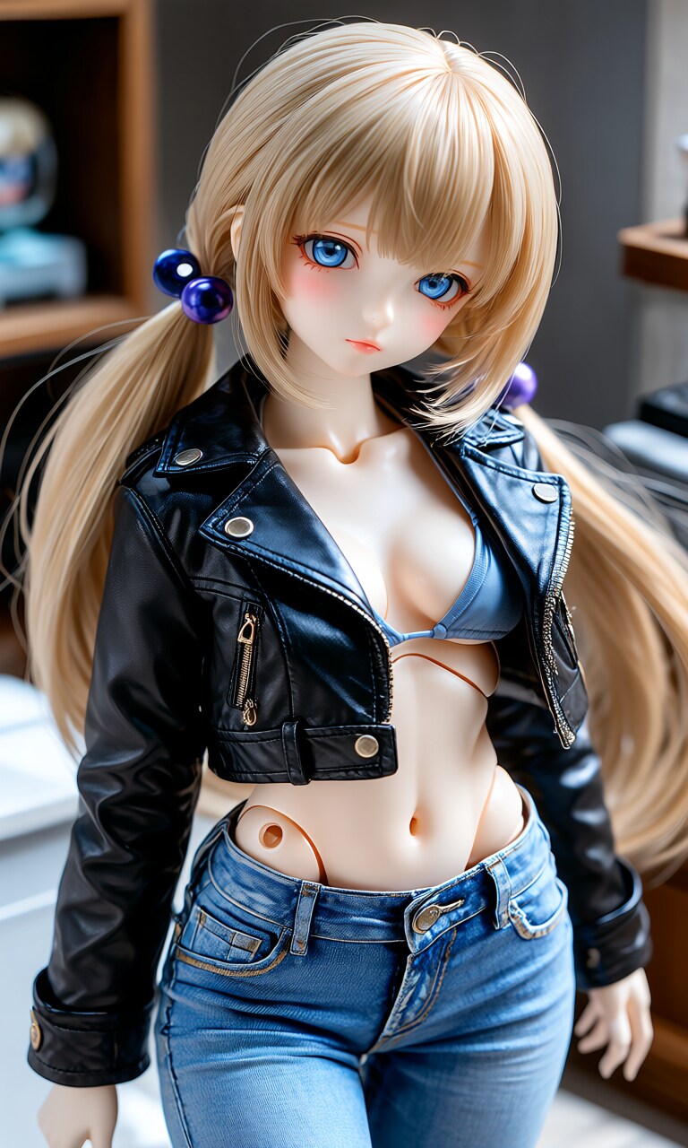 異世界制服少女達　謎の少女侍ガール⁉️　アクリルドールフィギュア