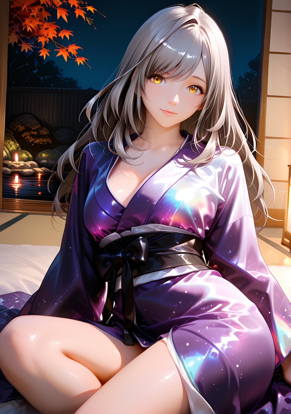 朝比奈 月愛（Asahina Kagura）着物 着衣