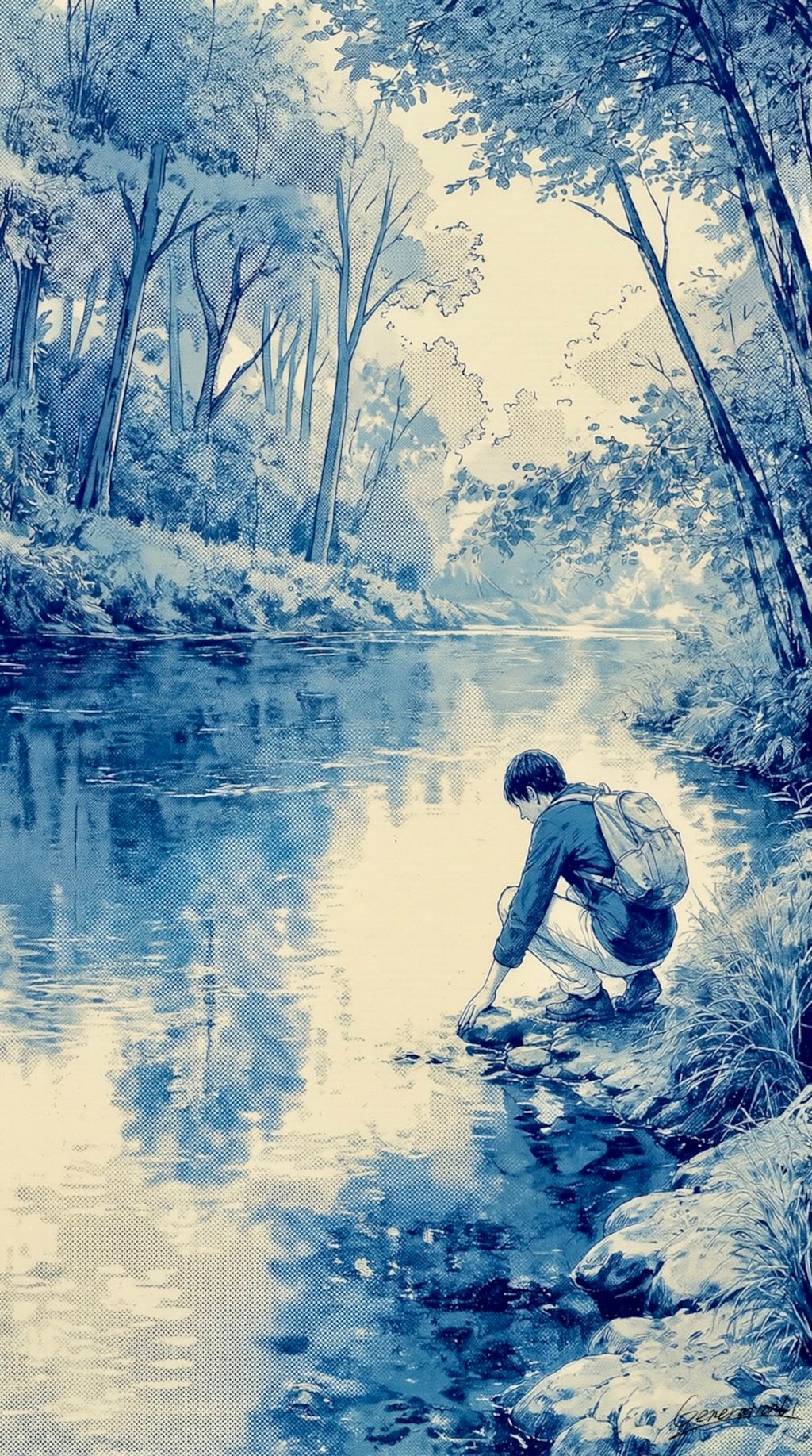 考えごとはポケットに入れて／スマホ壁紙アーカイブ