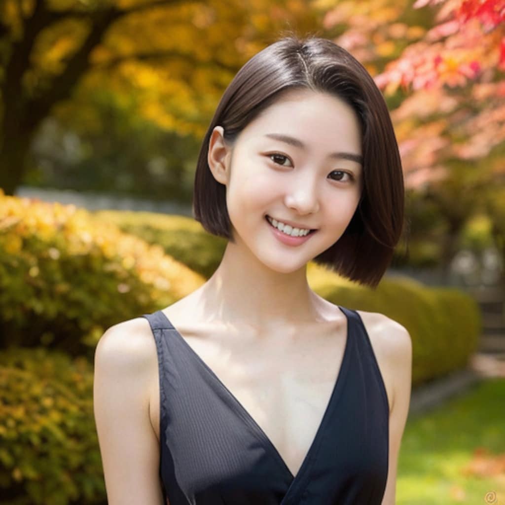 美女ポートレート-秋-2