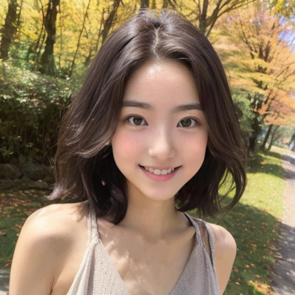 美女ポートレート-秋-2