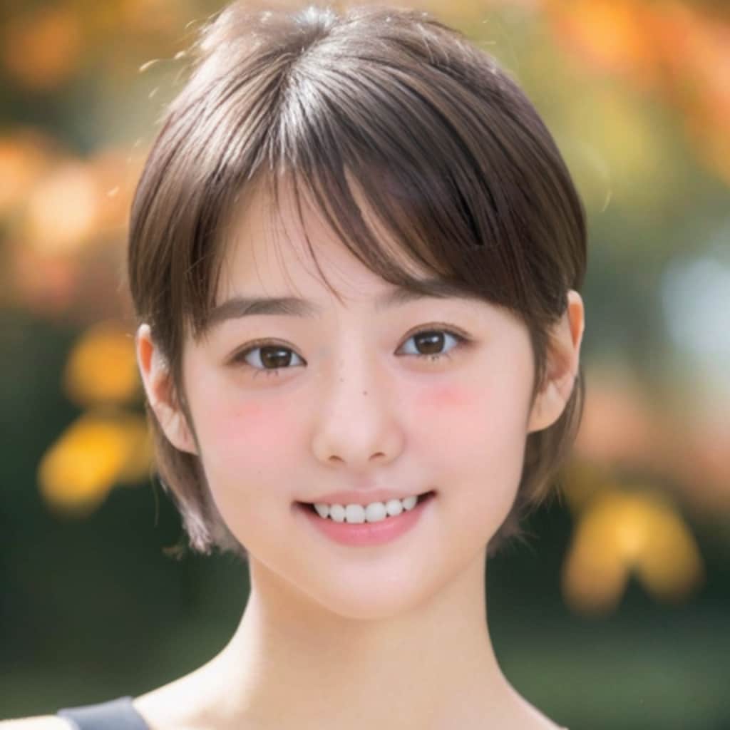 美女ポートレート-秋-2