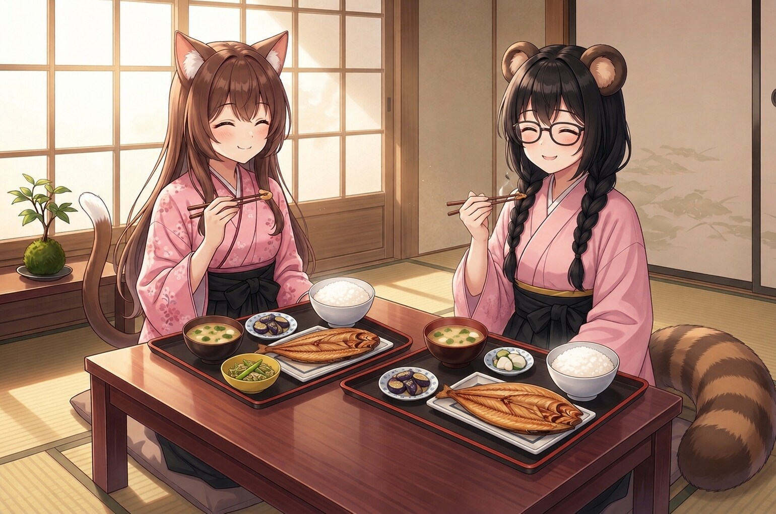 一緒に夕飯 | の人気AIイラスト・グラビア