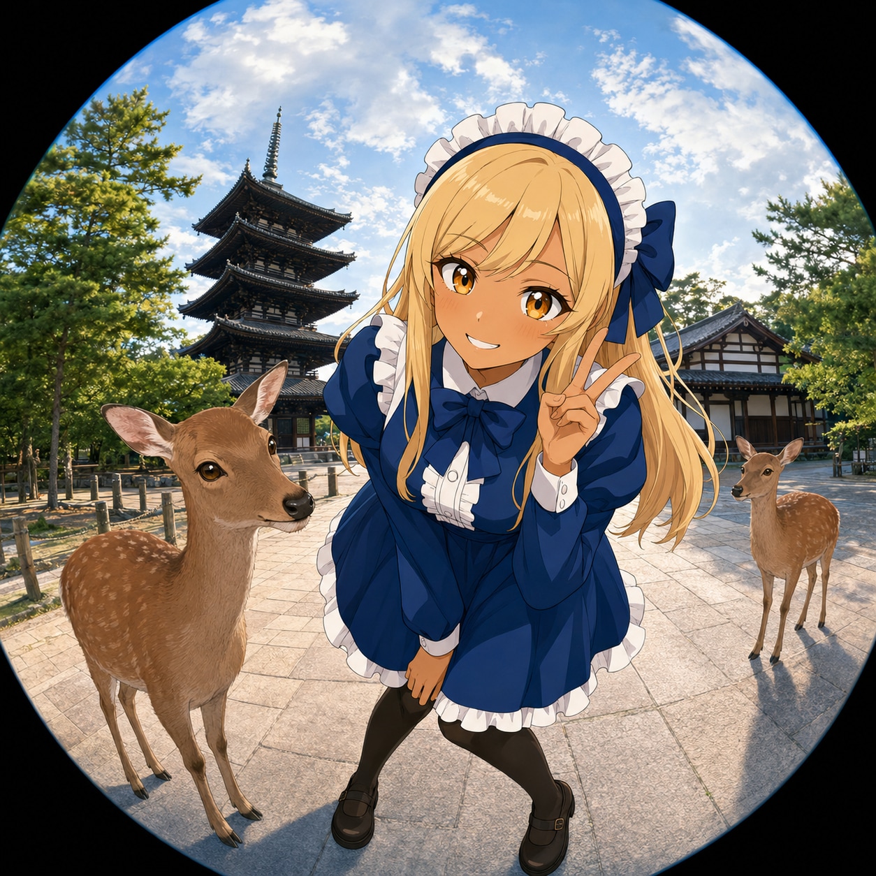 (うちの子縛り)17.「し」→「鹿」郷土通信