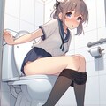 化粧室で二人きり(18) 3枚目