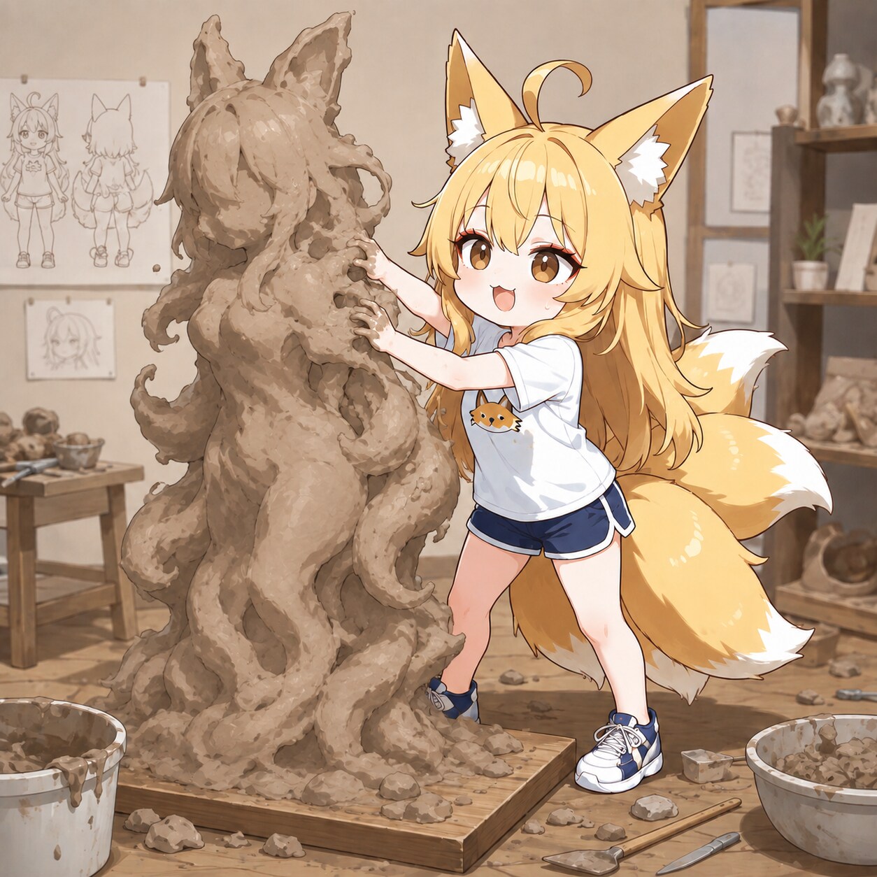 9/1　ねんどの日 | の人気AIイラスト・グラビア