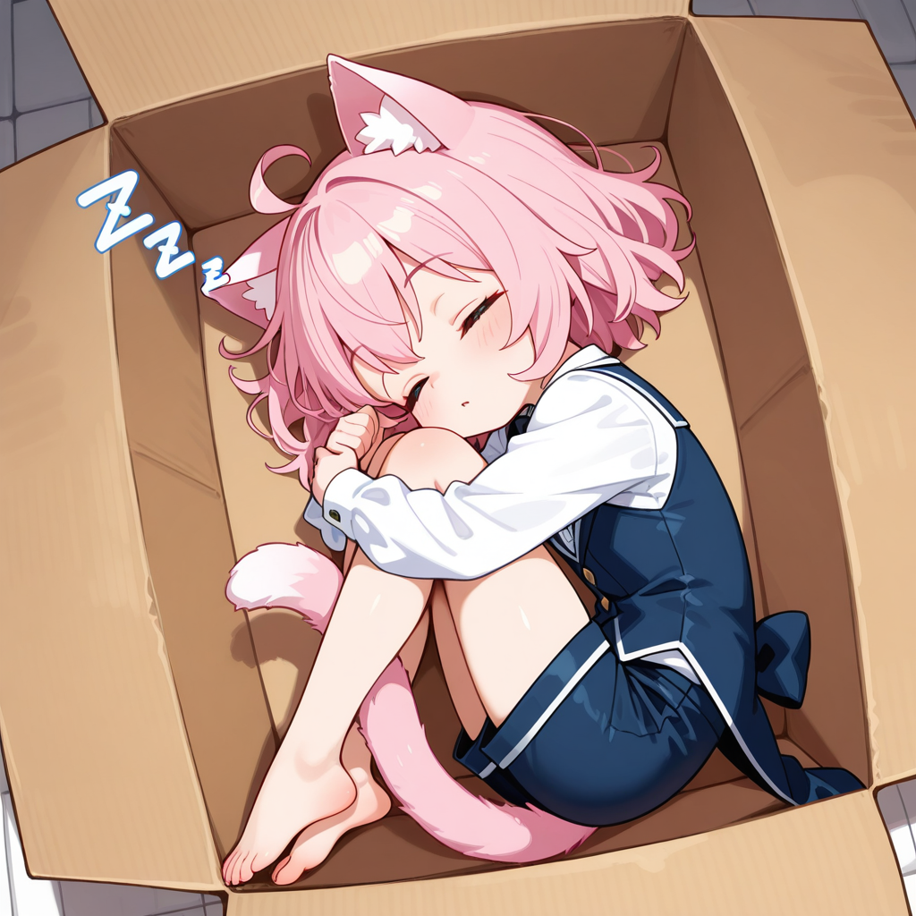 お目覚めねこちゃん