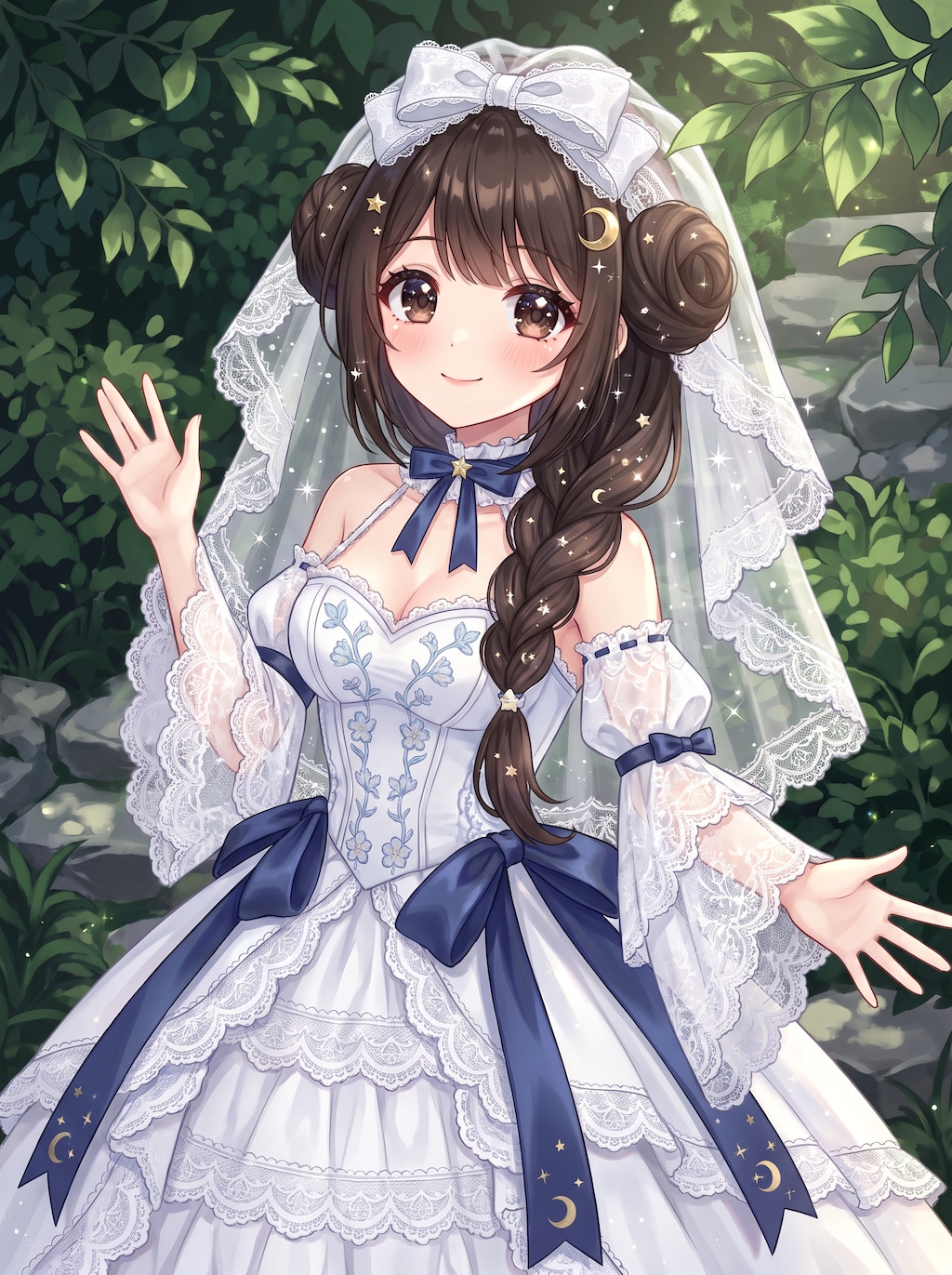 蒼花白 veilの花嫁