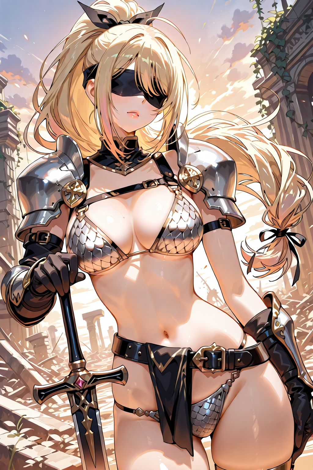 盲目の戦士💕