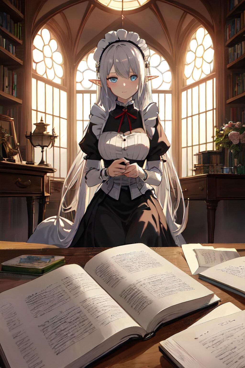 1000年エルフメイド