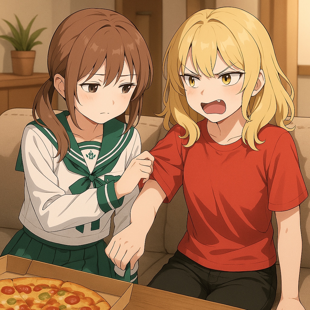 今日はピザパーティ！