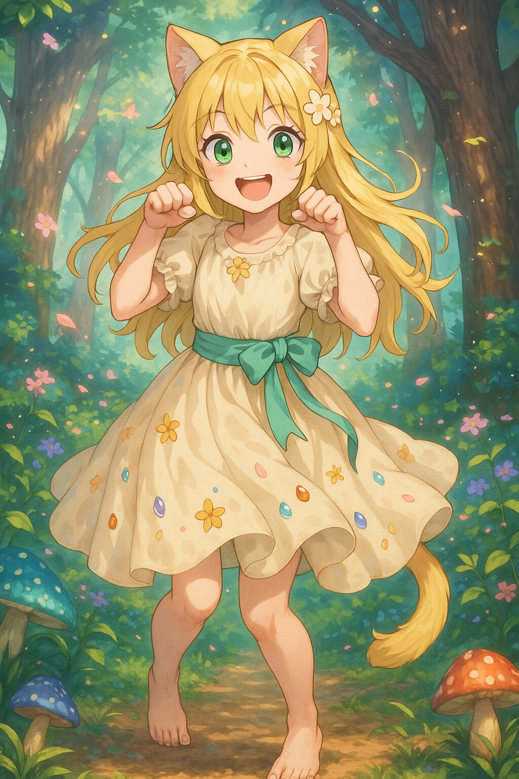 裸足にゃん | の人気AIイラスト・グラビア