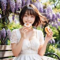 【ウチの娘シリーズ】スイーツ>>それ以外の全て，な葵ちゃん 4枚目