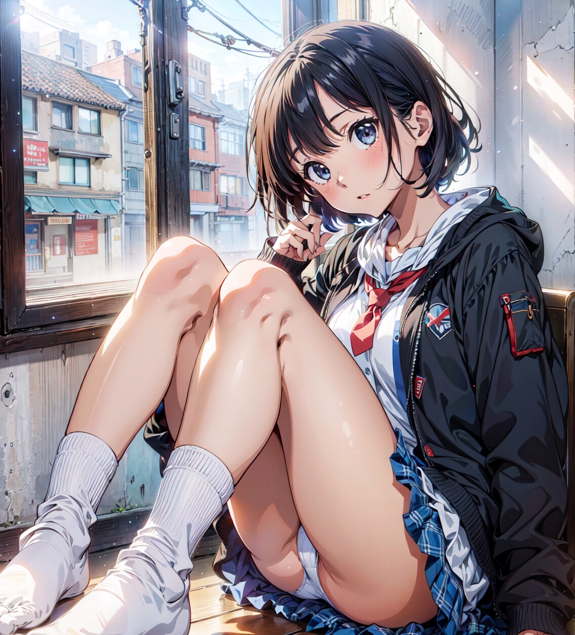 ショートの女の子　9枚