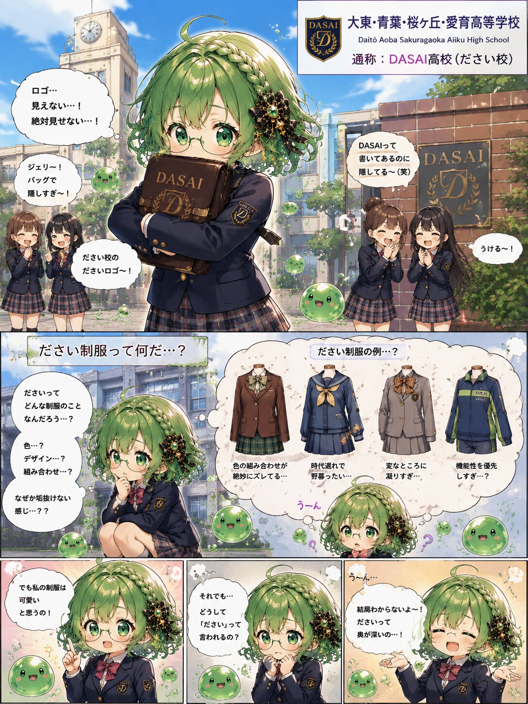 待って…ださい制服って難しくない？ | の人気AIイラスト・グラビア