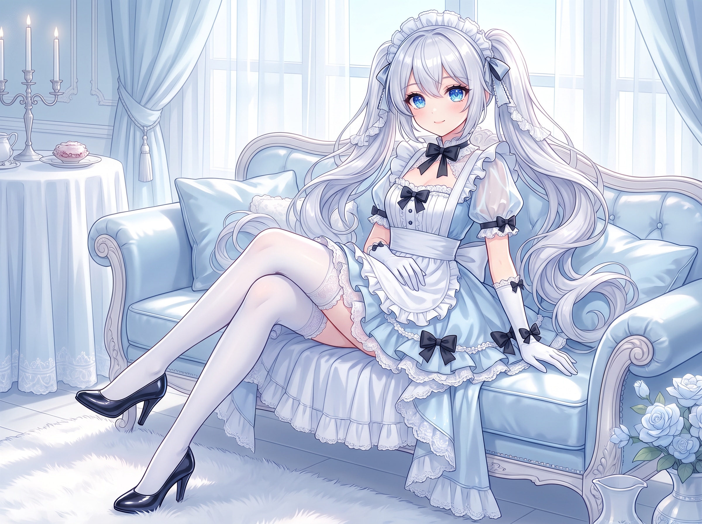 蒼穹白花夢幻譚 | の人気AIイラスト・グラビア