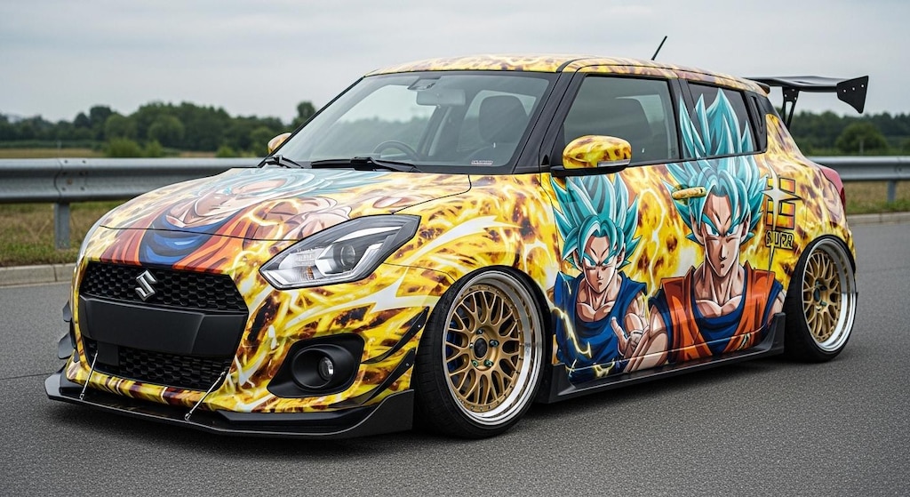 スイフトスポーツドラゴンボール痛車