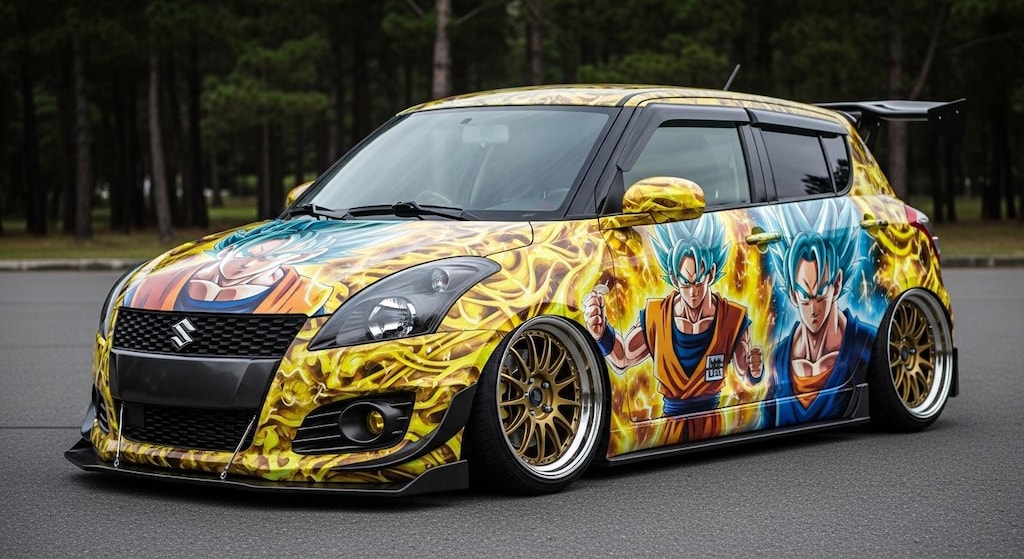 スイフトスポーツドラゴンボール痛車