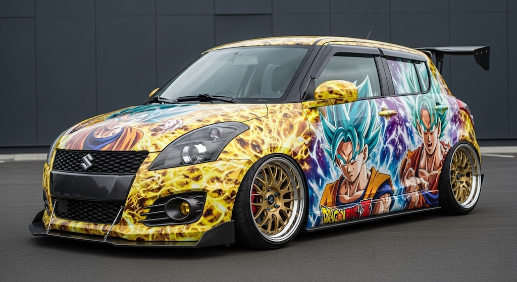 スイフトスポーツドラゴンボール痛車