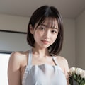 花束をもらう女性 6枚目