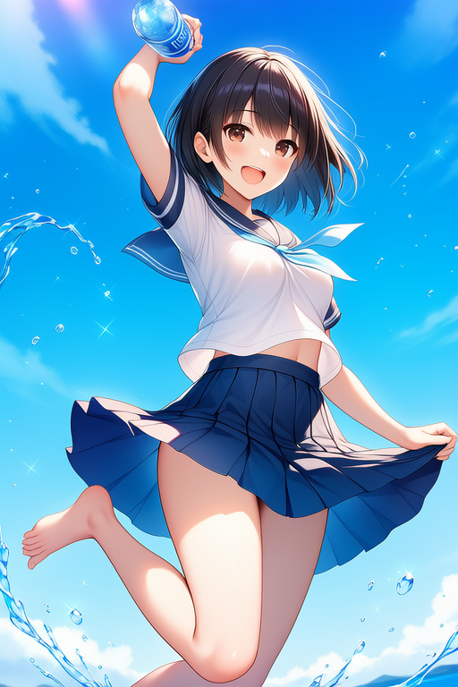 ポ◯リのCMガール