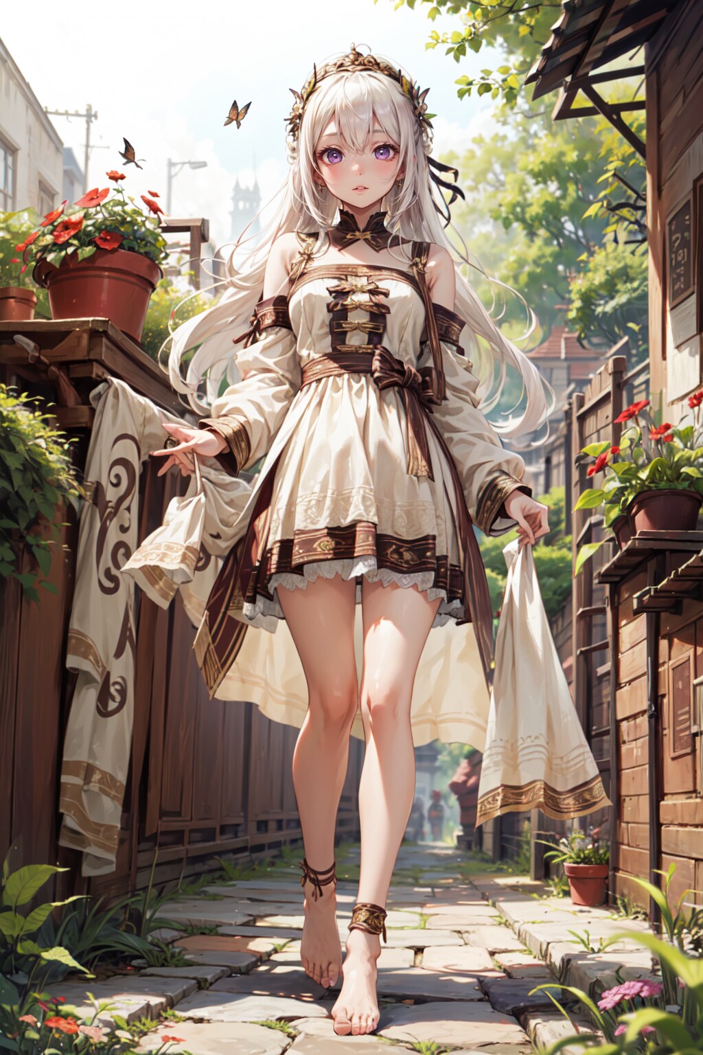 Daytime Wanderings Floral Fit [OC; Raena]