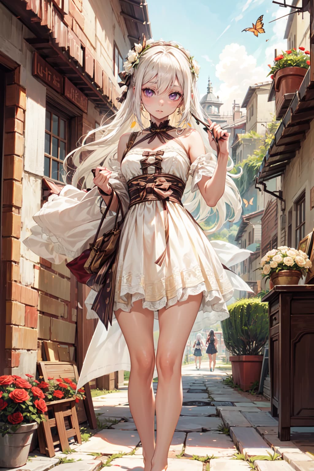 Daytime Wanderings Floral Fit [OC; Raena]