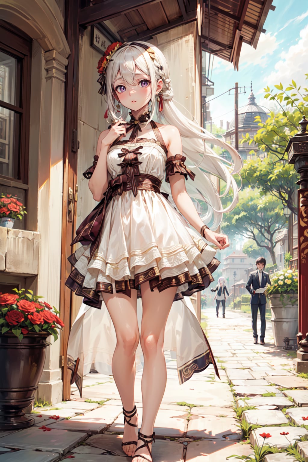 Daytime Wanderings Floral Fit [OC; Raena]