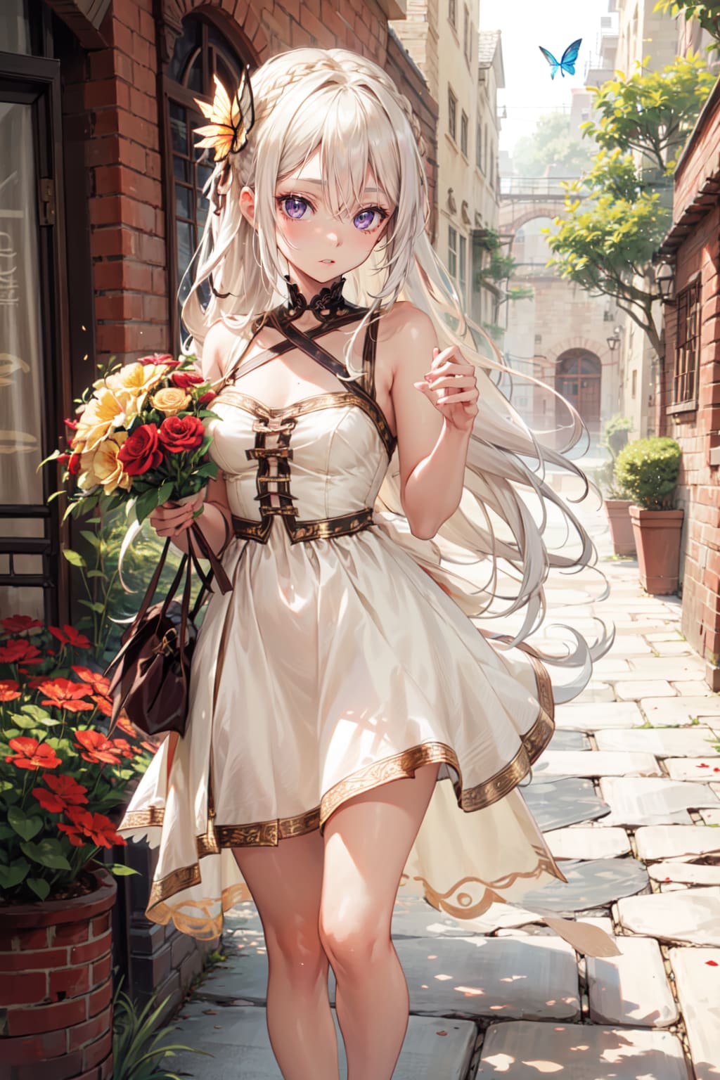 Daytime Wanderings Floral Fit [OC; Raena]