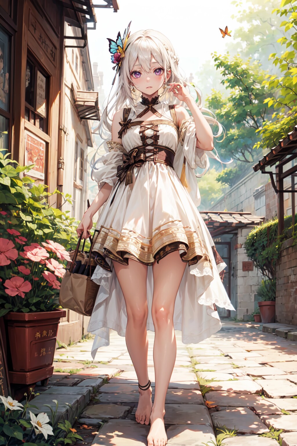 Daytime Wanderings Floral Fit [OC; Raena]