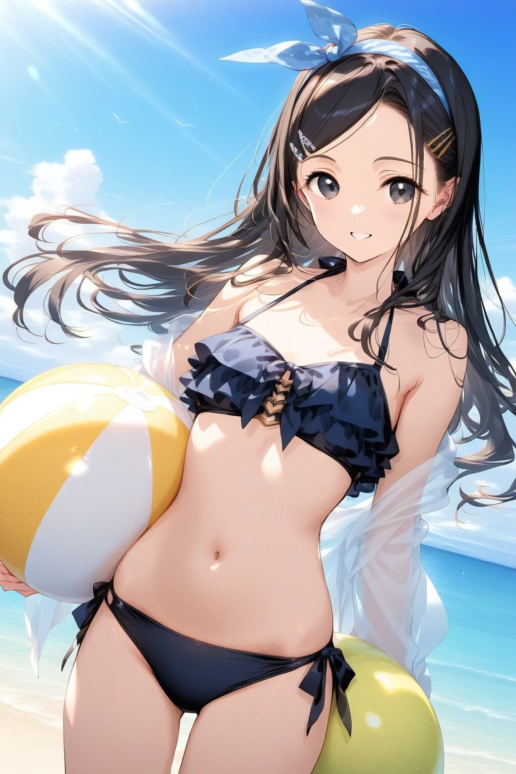 ビキニのカチューシャちゃん🌊✨