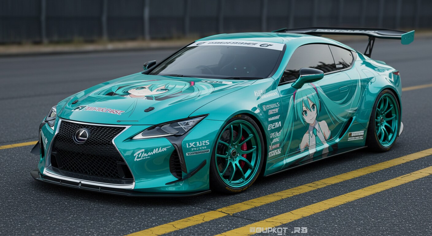 LEXUS初音ミク痛車 | の人気AIイラスト・グラビア