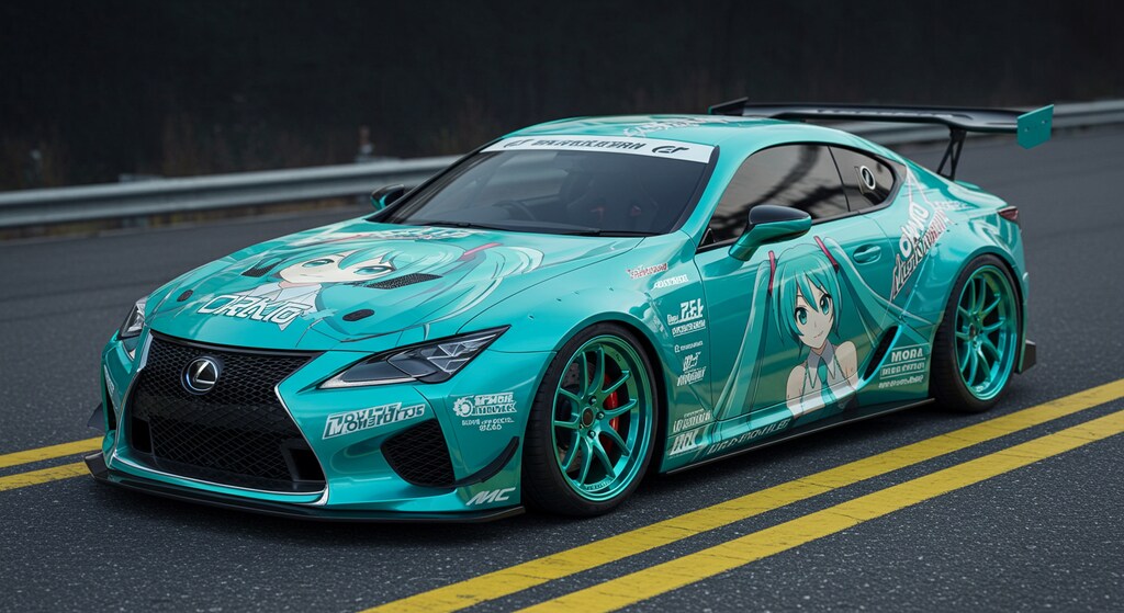 LEXUS初音ミク痛車