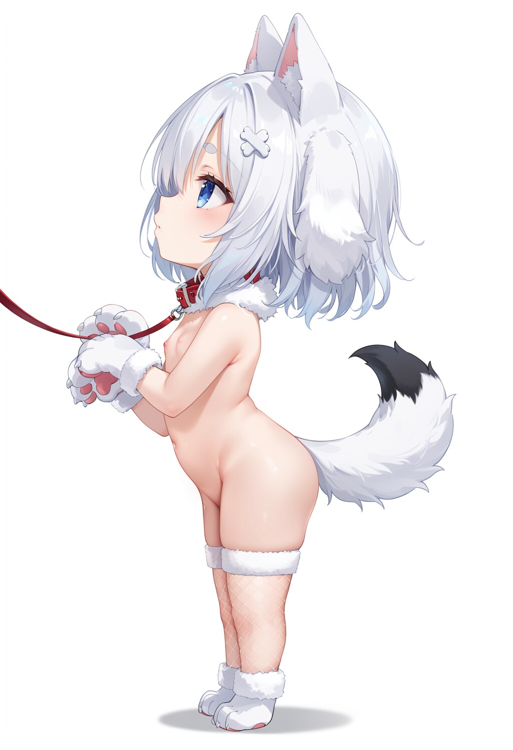 今日のプロンプト：animal hands（にくきゅう手袋）