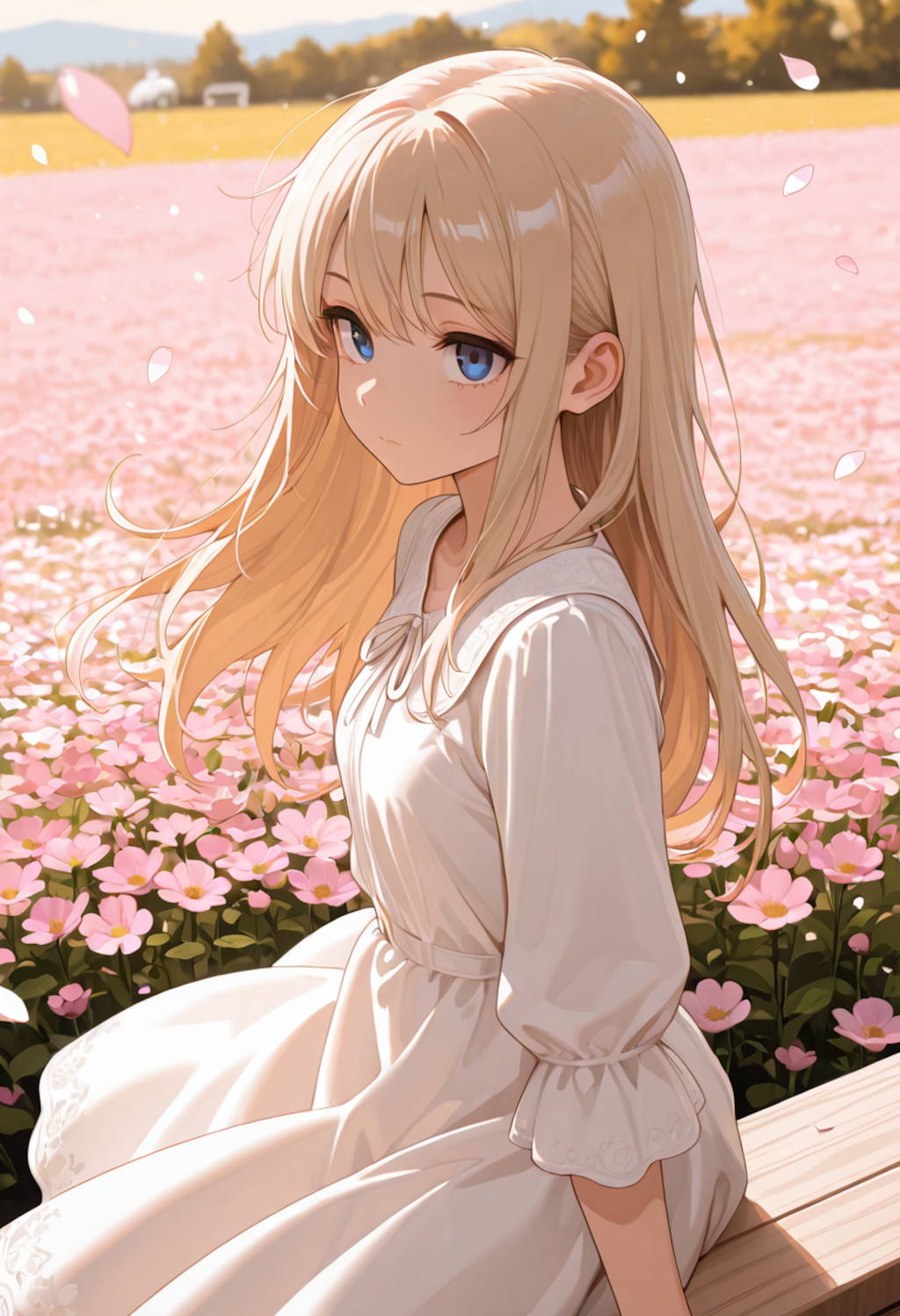 花畑の午睡