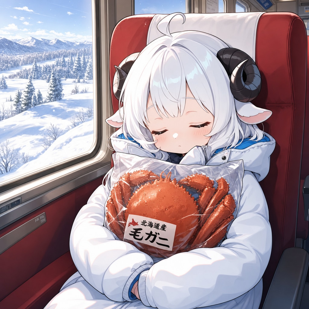 ねこちゃんに北海道までおつかいに行かされたメイちゃん。😭