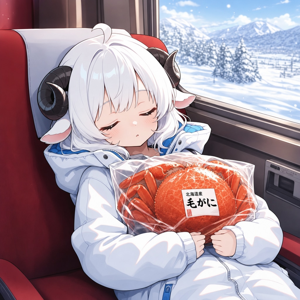 ねこちゃんに北海道までおつかいに行かされたメイちゃん。😭